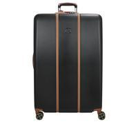 Delsey Paris Cadence 4 ruedas Trolley 82 cm Con asa expansible negro
