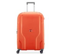 Delsey Paris Clavel - Maleta de Gran tamaño rígido, Material Reciclado y reciclable, 70 x 47 x 28 cm, 84 litros, Color Naranja, Naranja Mandarina, Medium, Maleta y rígida con Ruedas giratorias