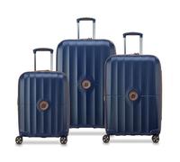 DELSEY Paris CARROUSEL 2 - Maleta rígida extensible - 76 x 49 x 32 cm - Set de 3 valises, color azul