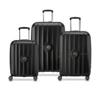 DELSEY Paris CARROUSEL 2 - Maleta rígida extensible - 76 x 49 x 32 cm - Set de 3 valises, color negro
