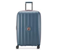 Delsey Paris Carrousel 4 ruedas Trolley 76.5 cm Con asa expansible azul petróleo