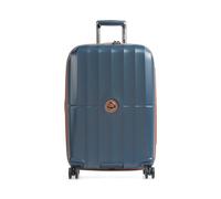 Delsey Paris Carrousel Maleta con 4 ruedas azul, policarbonato, 45 x 67 x 29cm