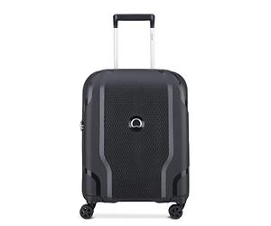 DELSEY Paris - Clavel - Maleta de Cabina rígida Slim - 55x40x20 cm - 35 litros - XS - Negro