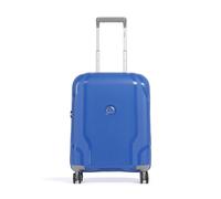 Delsey Paris Clavel Slim Line Maleta con 4 ruedas azul, fibra sintética, 40 x 55 x 20cm