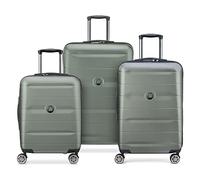 DELSEY PARIS - Comete Plus - Juego de 3 Maletas rígidas 55 cm, 67 cm, 77 cm, Iguane, Iguana, S/M/L