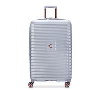 DELSEY PARIS Cruise 3.0 Hardside - Maleta expandible con Ruedas giratorias, Plateado, Checked-Medium 24 Inch, Cruise 3.0 - Maleta expandible rígida con Ruedas giratorias