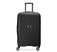 DELSEY Paris Cruise 3.0 Hardside Maleta rígida expandible con Ruedas giratorias, Negro -, Checked-Medium 24 Inch