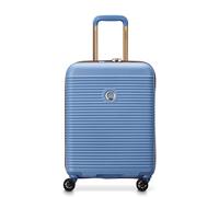 DELSEY Paris Freestyle, Trolley Cabina Slim 4 Ruedas Dobles 55CM Azul Cielo
