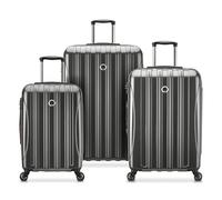 DELSEY PARIS Helium Aero Maleta rígida expandible con Ruedas giratorias, Titanio, 3-Piece Set (21/25/29)
