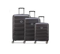 DELSEY PARIS Juego de maletas de 3 piezas para hombre y mujer | Carros de viaje 50 x 32 x 78 cm de alta calidad, material de policarbonato resistente | Extensible y mango telescópico | Serie Meteor