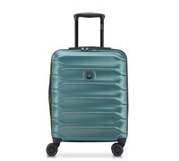 Delsey Paris Meteor 4 ruedas Maleta de cabina 55 cm Con asa expansible azul petróleo