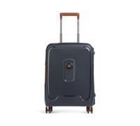 Delsey Paris Moncey Maleta con 4 ruedas azul oscuro, fibra sintética, 40 x 55 x 20cm