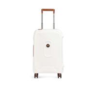 Delsey Paris Moncey Maleta con 4 ruedas blanco, fibra sintética, 35 x 55 x 25cm