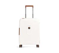 Delsey Paris Moncey Maleta con 4 ruedas blanco/marrón, fibra sintética, 40 x 55 x 20cm