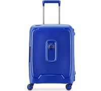 DELSEY PARIS - MONCEY - Maleta de Cabina Rígida Slim Material Reciclado y Reciclable - 55x40x20 cm - 36 L - S - Marina