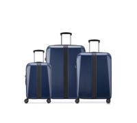 Delsey Paris Promenade hard 2.0 juego de maleta cabina mediana y grande. Azul