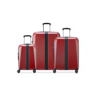 Delsey Paris Promenade hard 2.0 juego de maleta cabina mediana y grande. Rojo Variante única