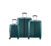Delsey Paris Promenade hard 2.0 juego de maleta cabina mediana y grande. Verde