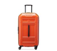 DELSEY PARIS Rempart - Maleta rígida expandible con Ruedas giratorias, Orange, Checked Medium Trunk 26 Inch, Rempart - Maleta rígida expandible con Ruedas giratorias