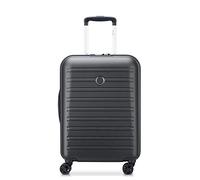 DELSEY Paris - SEGUR 2.0 - Maleta de Cabina Rígida Slim - 55x40x20 cm - 35 L - S - Negro
