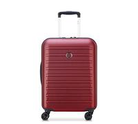 DELSEY Paris - SEGUR 2.0 - Maleta de Cabina Rígida Slim - 55x40x20 cm - 35 L - S - Rojo