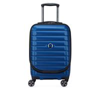 Delsey Paris Shadow 5.0 4 ruedas Maleta de cabina 55 cm Compartimento para el portátil Con asa expansible azul