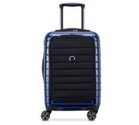 Delsey Paris Shadow 5.0 - Trolley de cabina con 4 ruedas y bolsillo delantero S 55 cm expandible USB (marineblau)