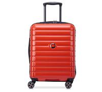 Delsey Paris Shadow 5.0 - Trolley de cabina slim line con 4 ruedas y USB 55 cm (rot)