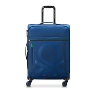 Delsey Paris x United Colors of Benetton Colour Bock Trolley de 4 ruedas 67 cm con pliegue extensible azul