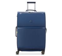 Delsey Paris Trolley Turenne Soft 4 ruedas 77 cm con pliegue de expansión azul