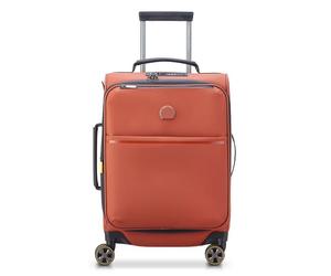 Delsey Paris Turenne Soft 4 ruedas Carro de la cabina 55 cm con pliegue de expansión naranja
