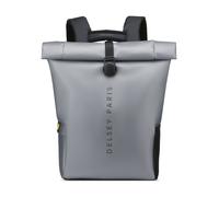 Delsey Paris Turenne Soft Mochila de día 46 cm Compartimento para el portátil color plata