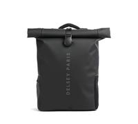 Delsey Paris Turenne Soft | Mochila roll-top | negro | 26 L | poliuretano reciclado