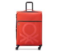 Delsey Paris x United Colors of Benetton Colour Block Trolley de 4 ruedas 77cm con pliegue de expansión naranja