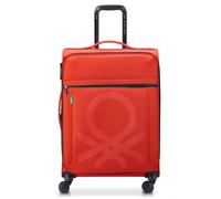 Delsey Paris x United Colors of Benetton Colour Bock Trolley de 4 ruedas 67 cm con pliegue extensible naranja