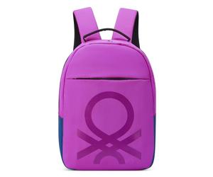 Delsey Paris x United Colors of Benetton Fabrica mochila 44 cm compartimento para portátil rosa