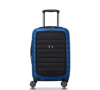 Delsey Paris Shadow 5.0 - Trolley de cabina con 4 ruedas y bolsillo delantero S 55 cm expandible USB (azul)