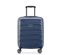 Delsey Paris Meteor 4 ruedas Carro de la cabina 55 cm con pliegue de expansión azul