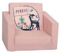 Delsit Sofá Individual Plegable para niños - Sofá Infantil con Relleno de Espuma - Sofá con Funda extraíble - Muebles para niños - Sofá Cama y Asiento en uno - 9 Meses a 4 años - DT5-23001