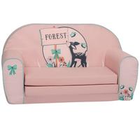 Delsit Sofá Infantil Plegable - Con Relleno de Espuma y Funda Extraíble - Muebles Para Niñas de 9 Meses a 4 Años