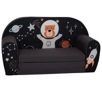 Delsit Sofá Infantil Plegable - Con Relleno de Espuma y Funda Extraíble - Muebles para Niños de 9 Meses a 4 Años