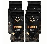 Delta Cafés - Café en Grano Diamond - 4 Paquetes de 1 Kg