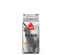 Delta Cafés - Café en Grano Platinum - 1 Kg - Intensidad 12 - Mezcla de Granos de Café Tostados Arábica y Robusta - Sumamente Aromático con Notas de Nueces Tostadas.