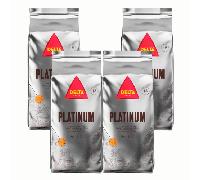 Delta Cafés - Café en Grano Platinum - 4 Paquetes de 1 Kg
