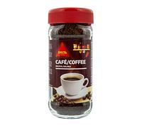 Delta Cafés Soluble Frasco - Café con Cafeína - Tueste Natural - Gran Aroma - Sabor Intenso - 200 g (El empaque puede variar)