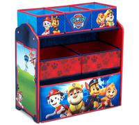 Delta Children Design & Store Organizador de almacenamiento de juguetes con 6 contenedores Nick Jr. PAW Patrol