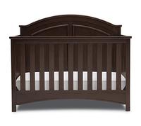 Delta Children Perry - Cuna Convertible 6 en 1 - Certificado Greenguard Gold, Nogal Espresso