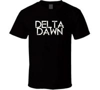 Delta Dawn Tanya Tucker Country Music Fan T Shirt Black(Small)