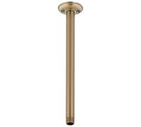 Delta Faucet 14-inch Ceiling Mount Shower Arm and Flange Gold Straigh