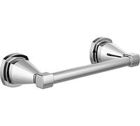 Delta Faucet 77655 Stryke - Portarrollos de papel higiénico (doble cabezal, cromado pulido), 77655